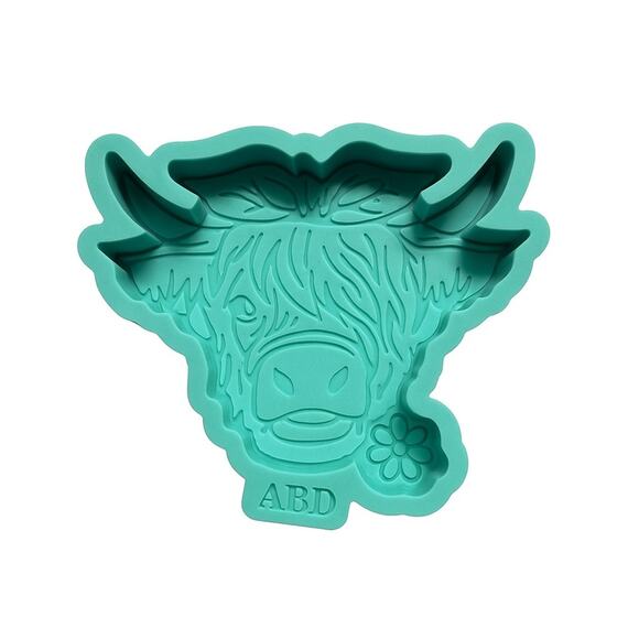 Highland Cow Silicone Freshie Mold – ABD Brand | Cute & Detailed! - Picture 1 of 6